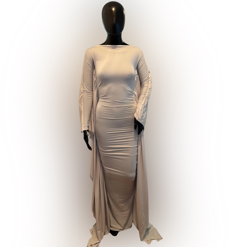 Acne Studios draped jersey dress